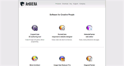 Desktop Screenshot of ambiera.com