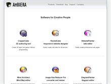 Tablet Screenshot of ambiera.com